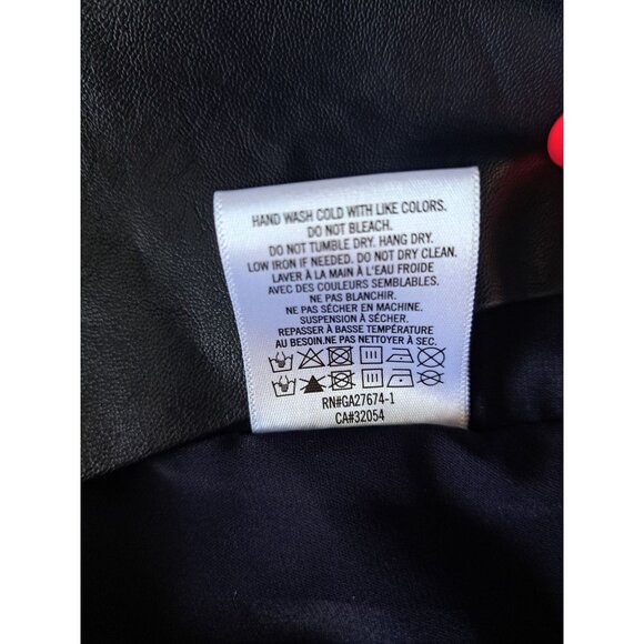 NEW Eva Franco Anthropologie Faux Leather Lace Twofer Dress 12 Navy Blue Halter - Picture 5 of 10